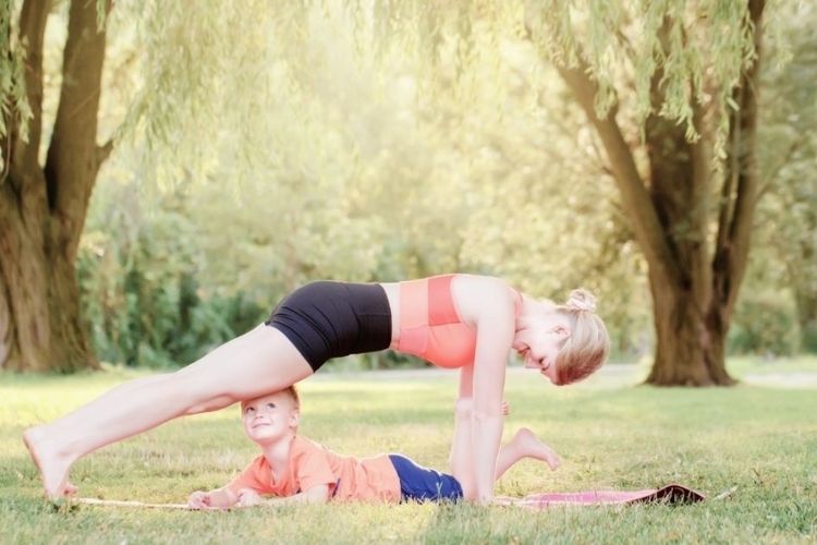 We-time dankzij ouder-kind yoga