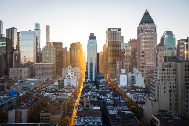 Big Apple: New York Skyline of New York